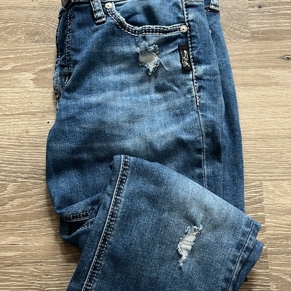 Silver Elyse capris/27 - Picture 2 of 4